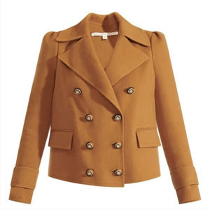 Veronica Beard Amiya Jacket size 00 (XXS) Camel Wool Cashmere double breasted